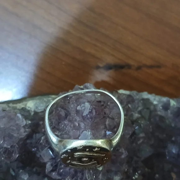 TRADE/ SPELL 'GEMINI STARGAZER' sterling silver ring - Picture 3 of 5
